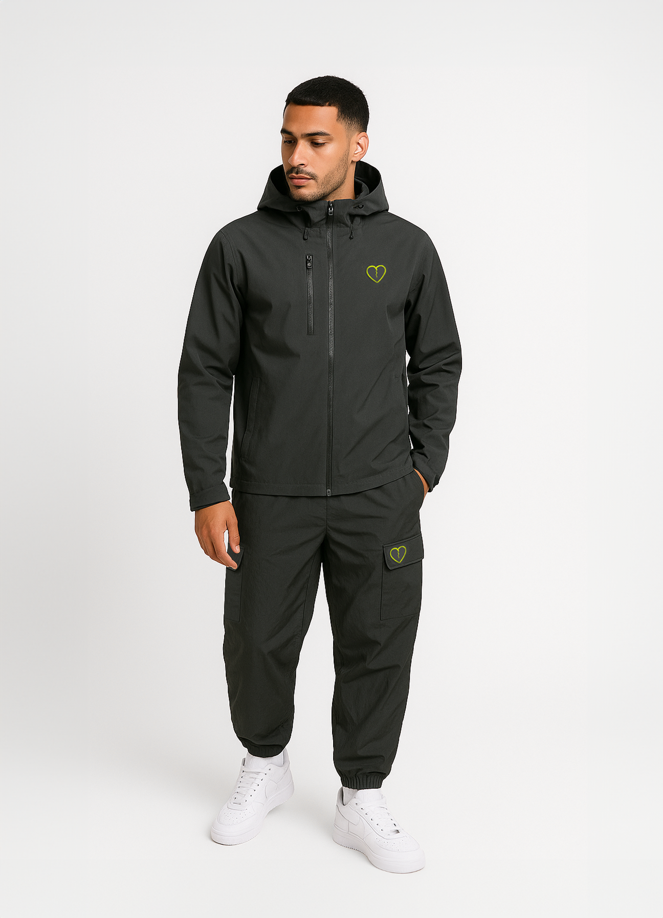 COMBAT CARGO - GREY/NEON