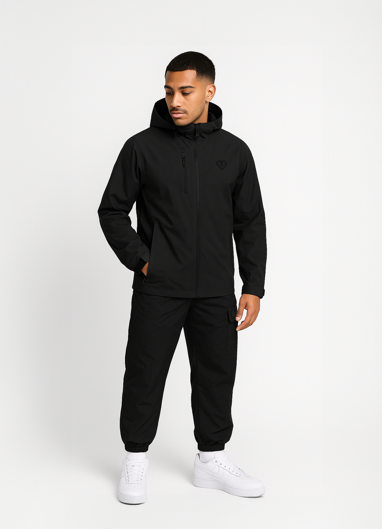 COMBAT JACKET - DEEP BLACK