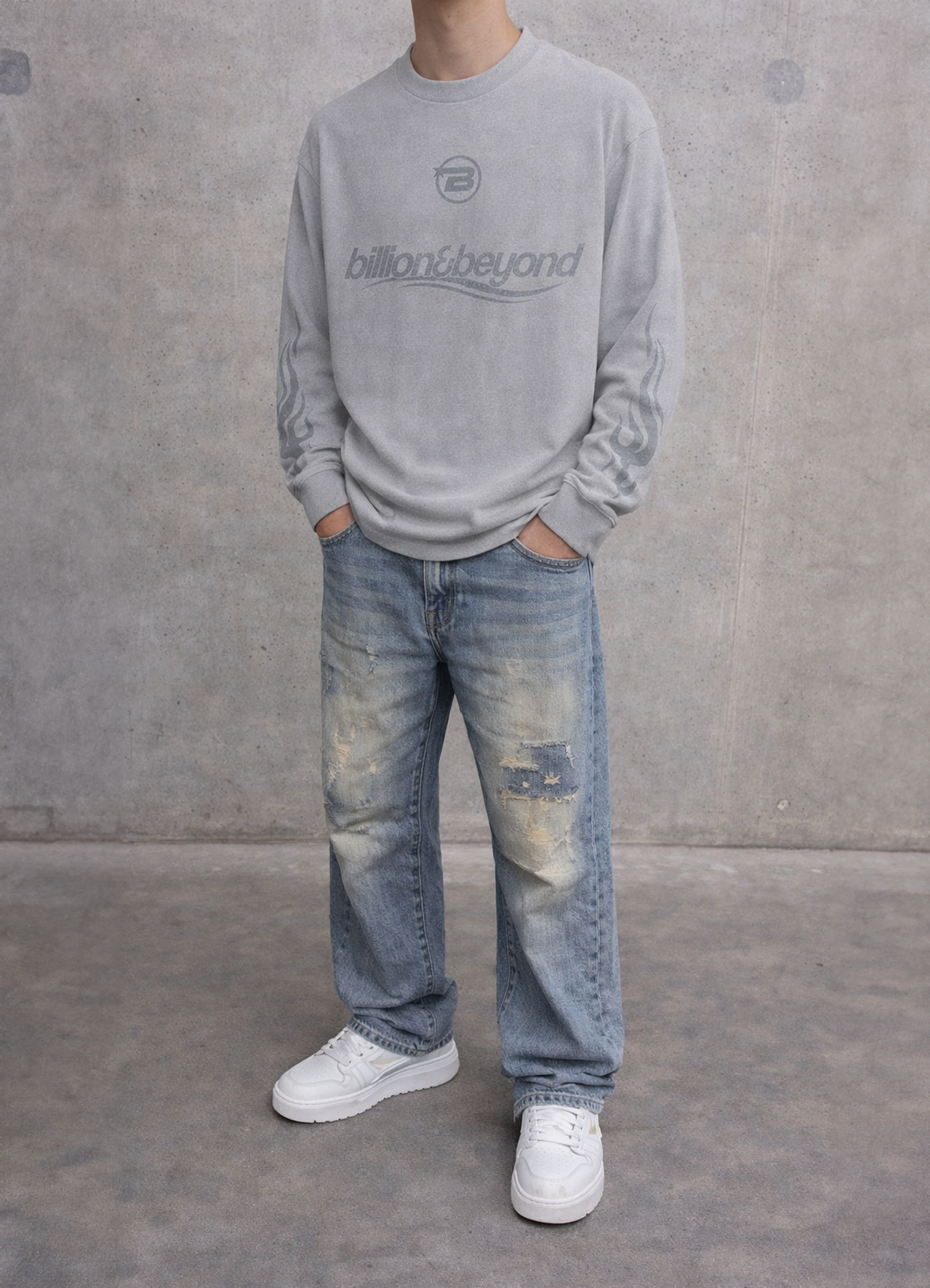 Wave Longsleeve Gray