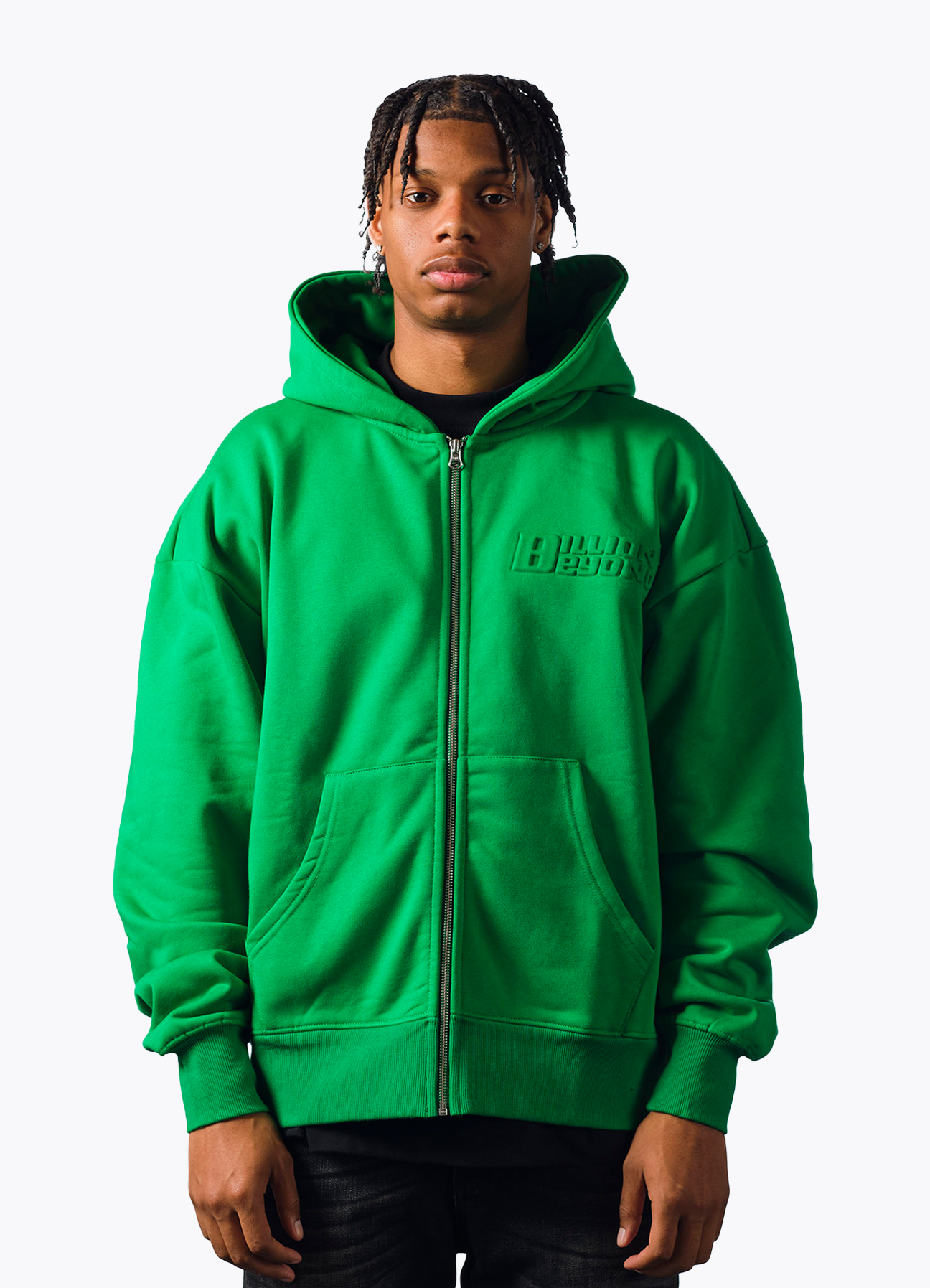 3D FRONTZIP GREEN