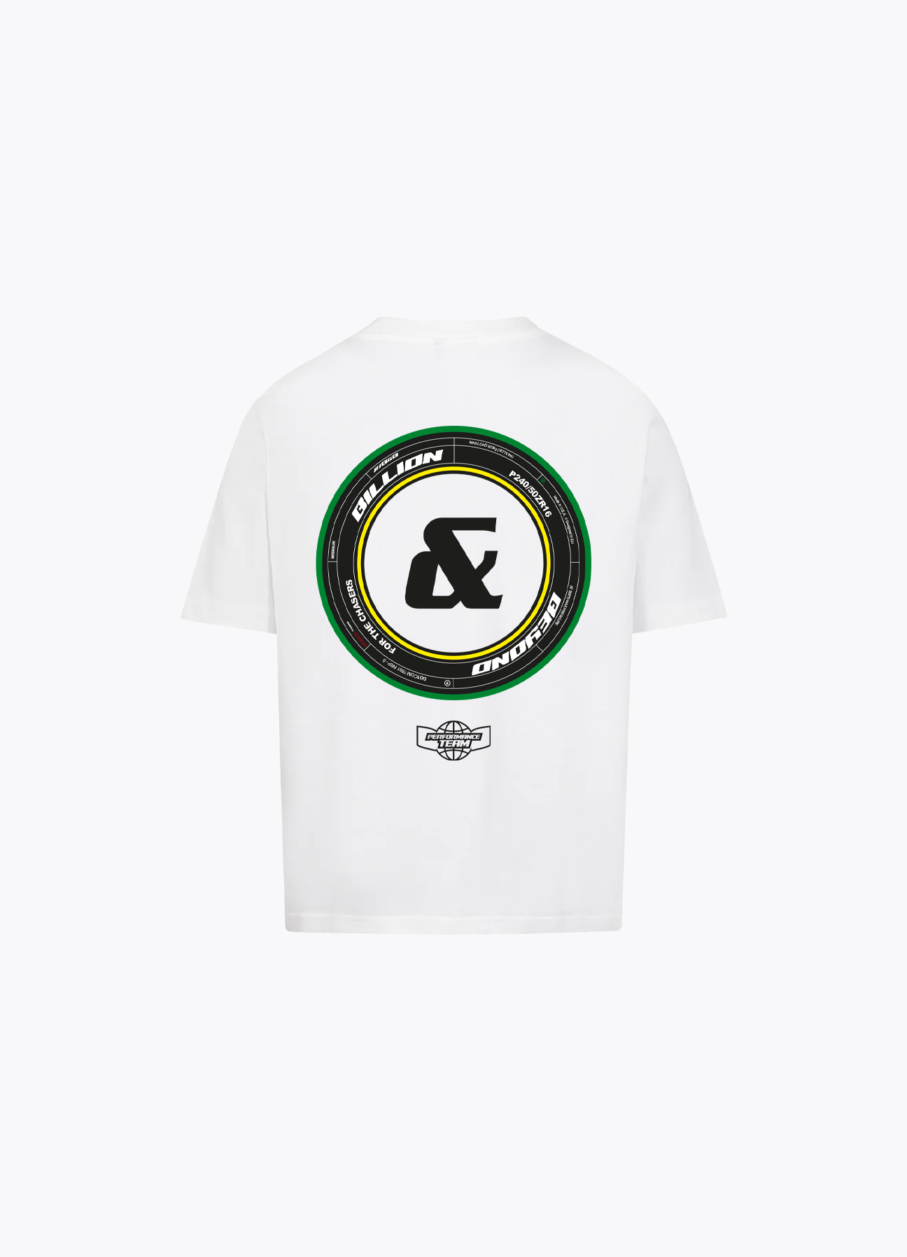 F1 TYRE TEE WHITE