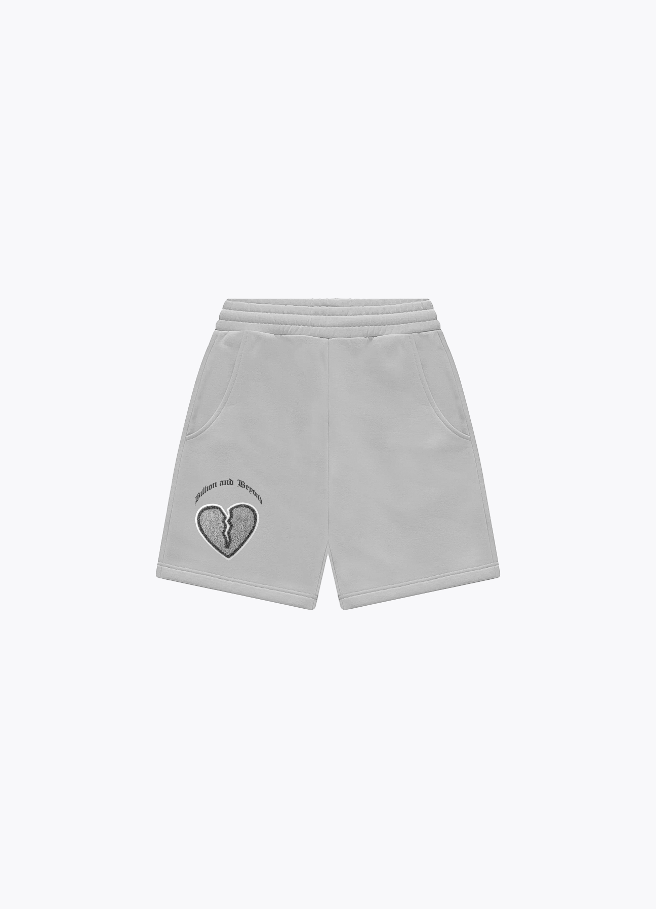 CRACK HEART SHORTS - METAL