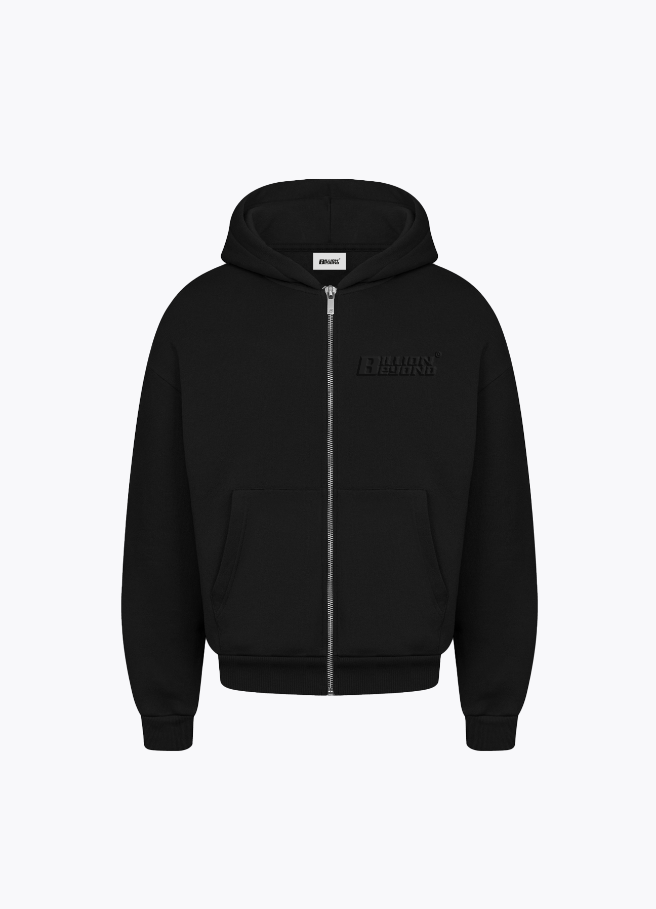 FRONTZIP GRAVÉ NOIR