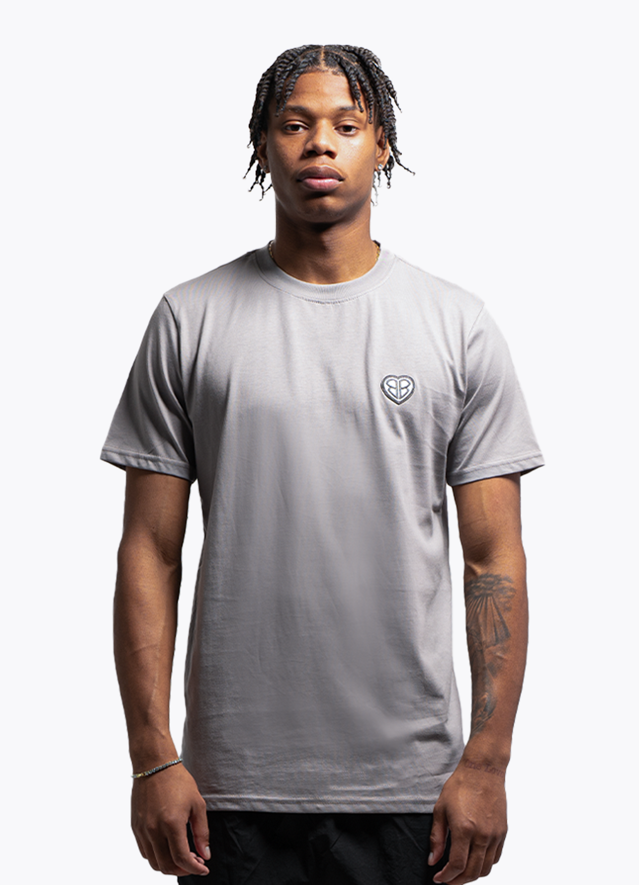 SLIM-FIT TEE GRAY