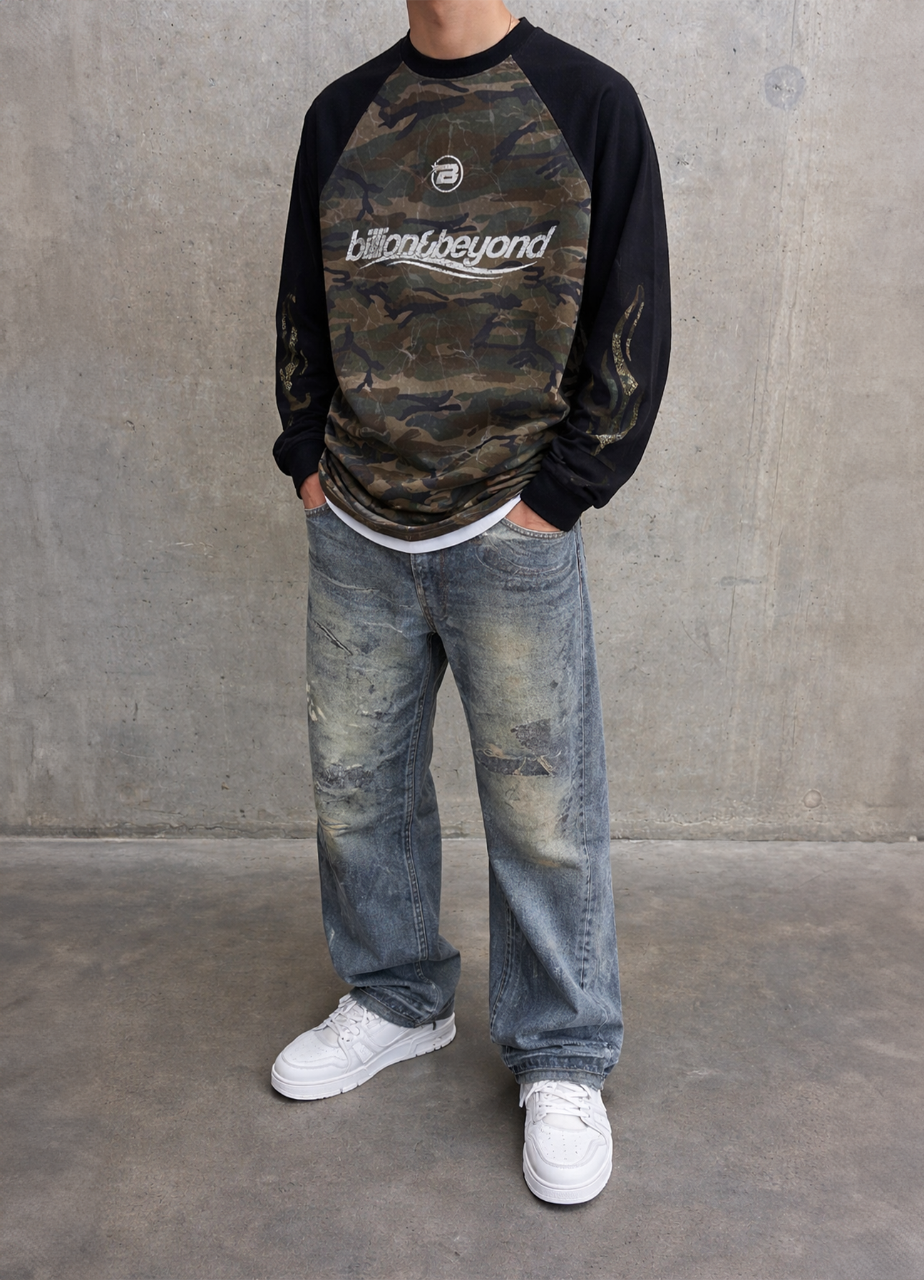 Wave Longsleeve Camo